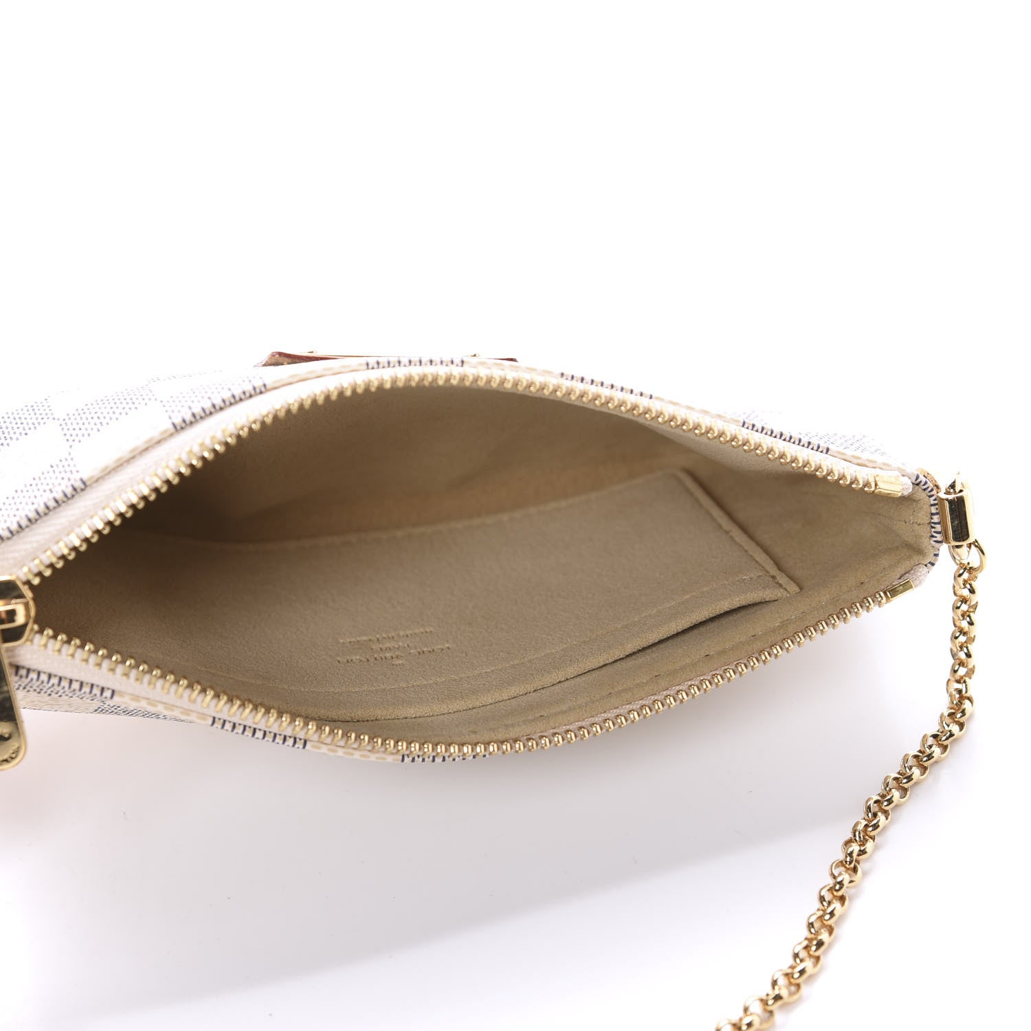 Louis Vuitton Damier Azur Pochette Milla MM 5 of 10