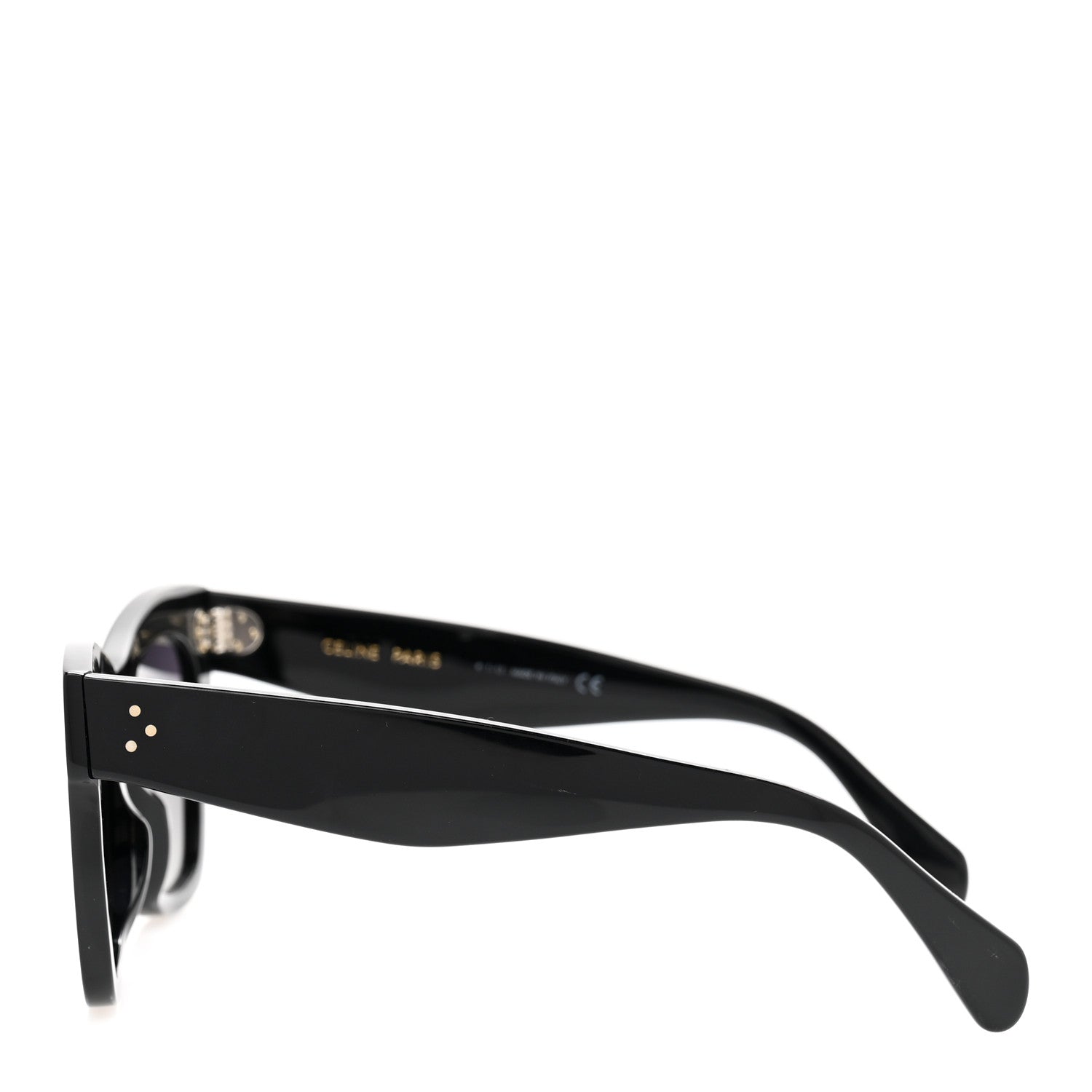 Celine Polarized Sunglasses CL4004IN Black 3 of 8