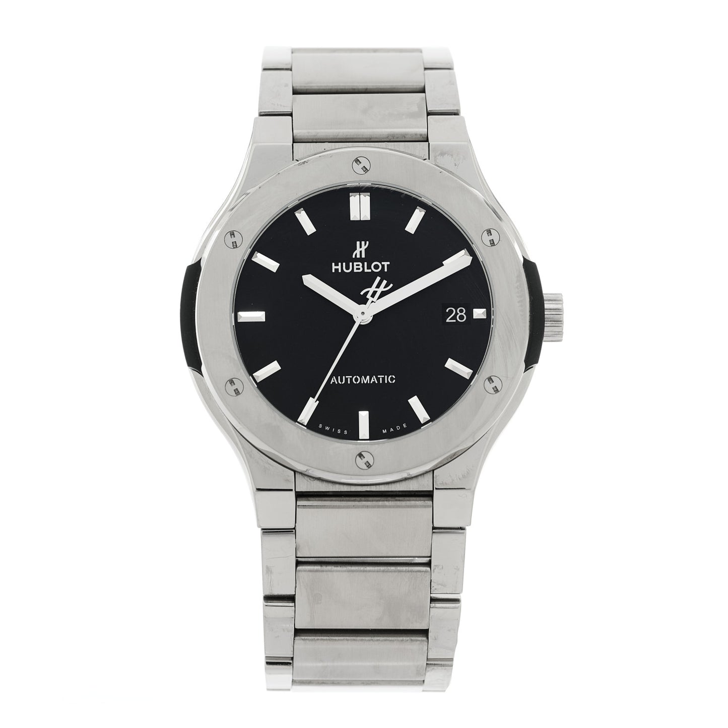 Titanium 45mm Classic Fusion Automatic Watch Black 510.NX.1170.NX