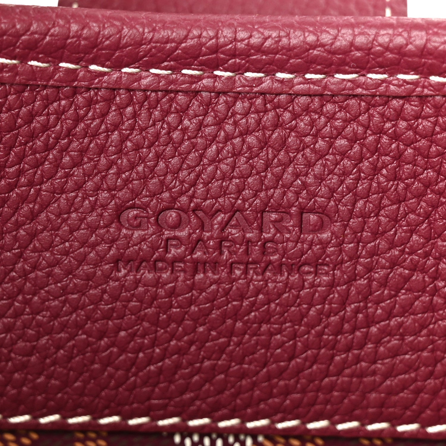 Goyard Goyardine Musette PM Bag Bordeaux 6 of 9
