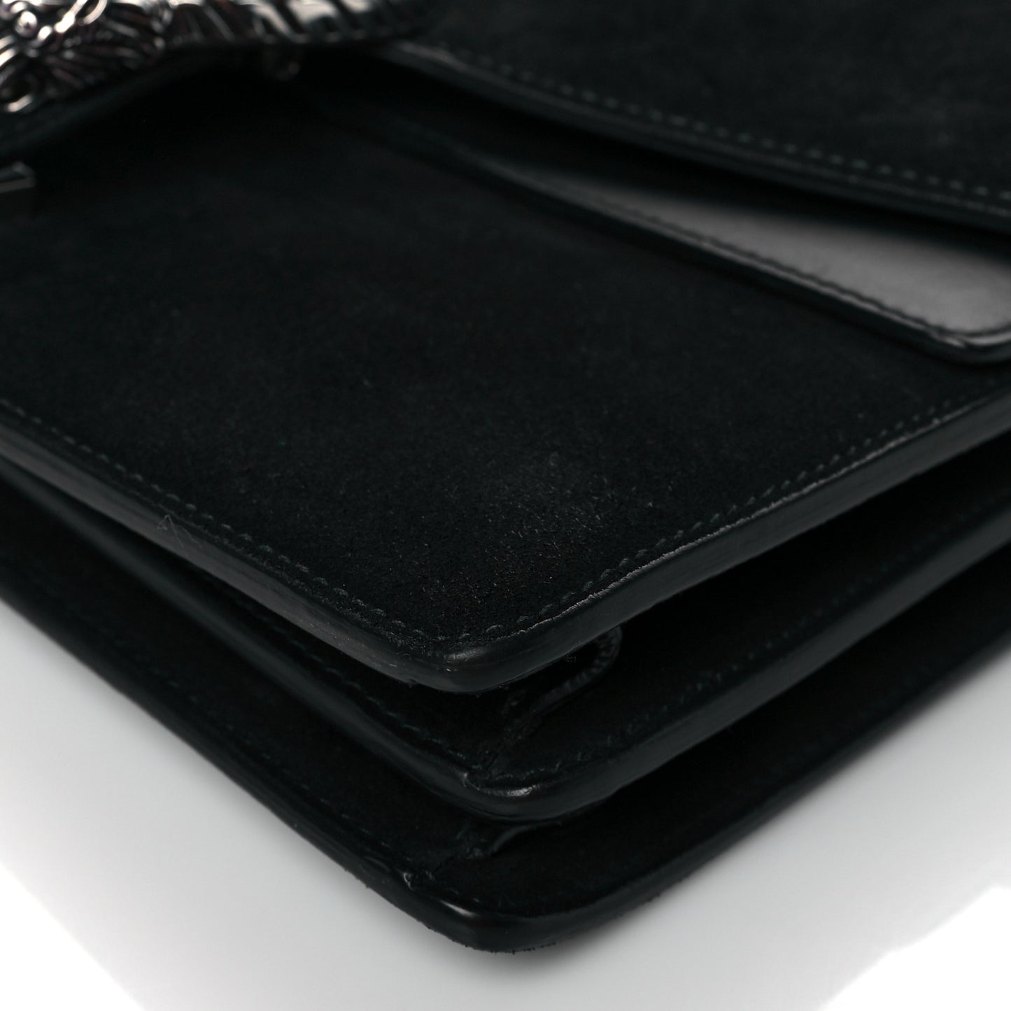 Suede Small Dionysus Shoulder Bag Black