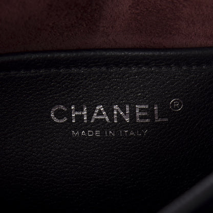 Chanel Calfskin Quilted Jungle Stroll Messenger Bag Black 6 of 9