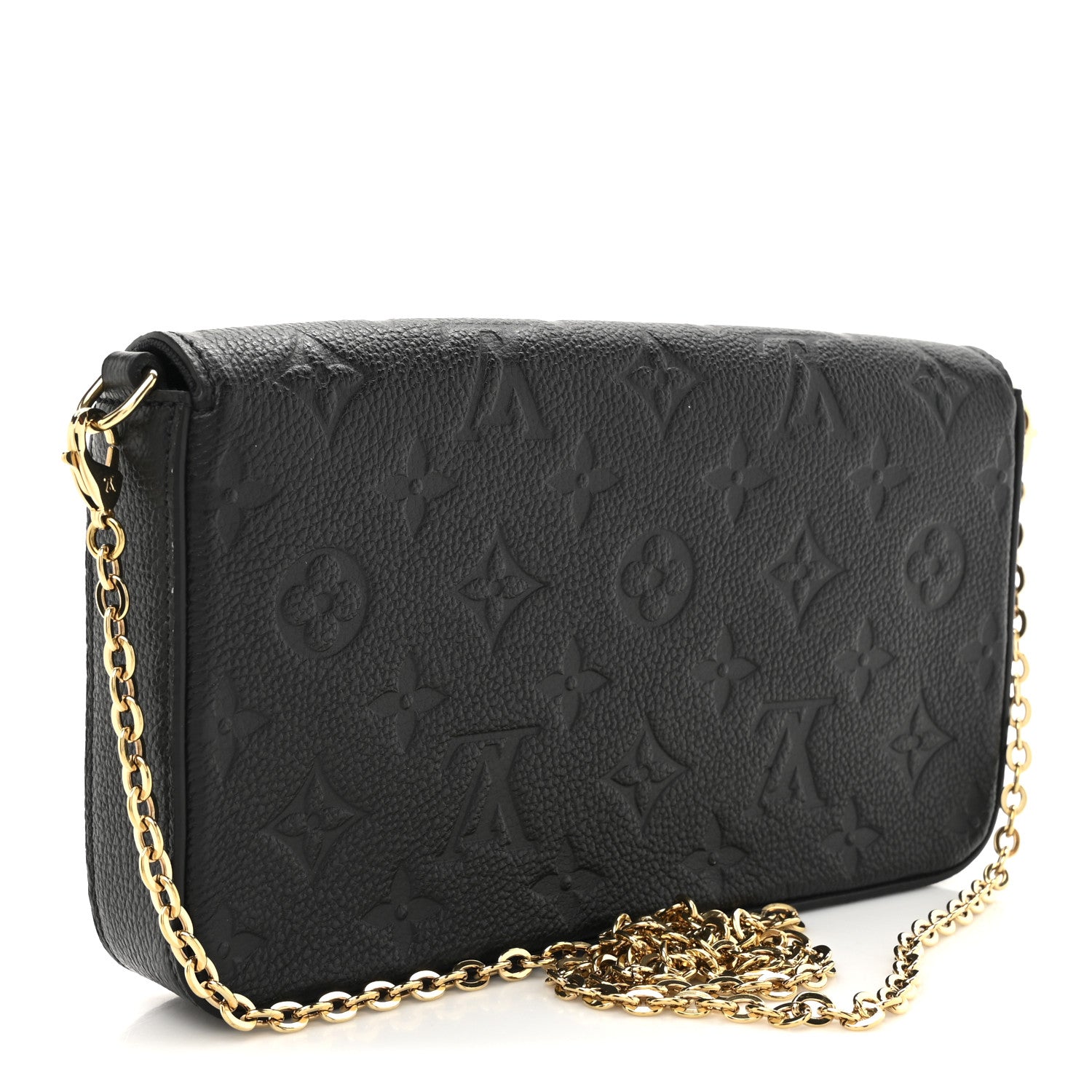 Louis Vuitton Empreinte Pochette Felicie Chain Wallet Black 10 of 37