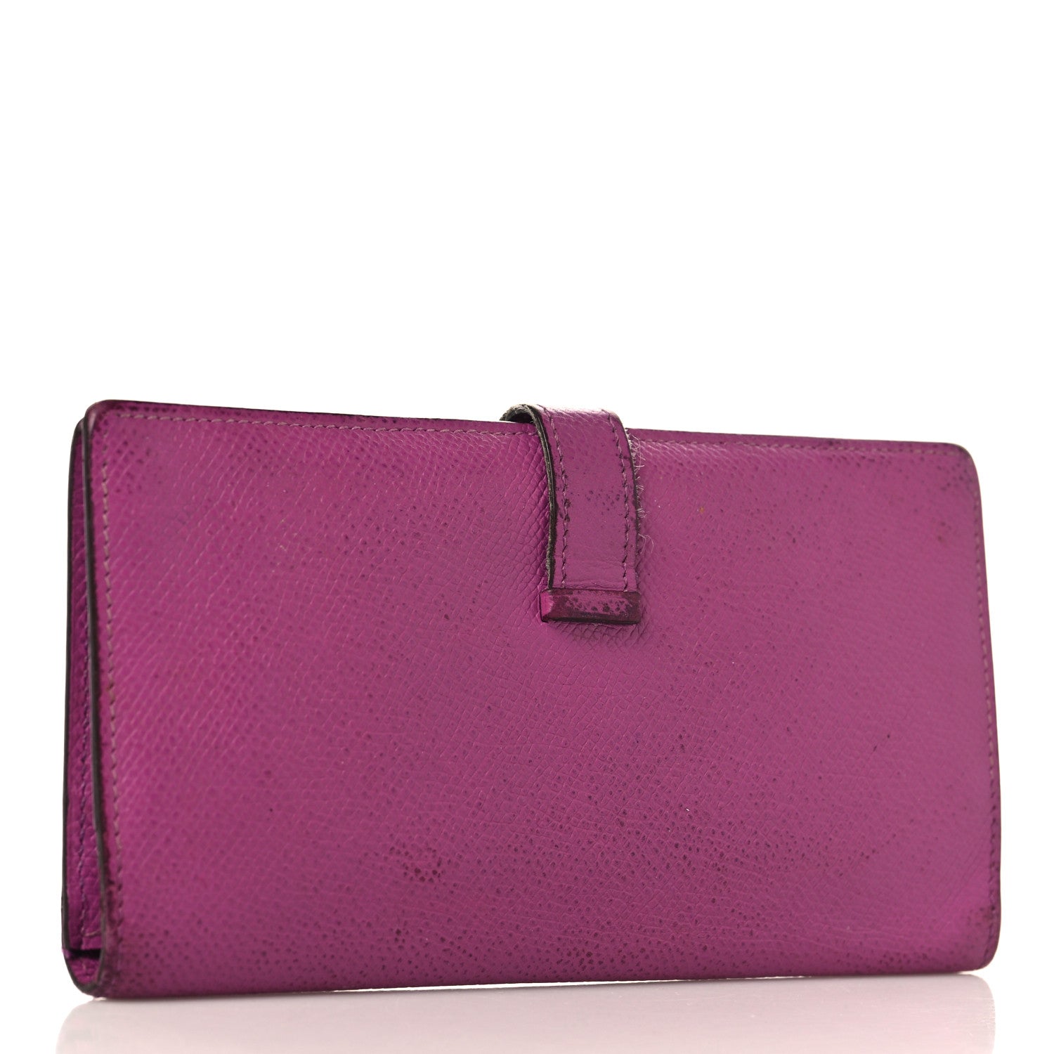 Hermes Epsom Bearn Gusset Wallet Tosca 3 of 14