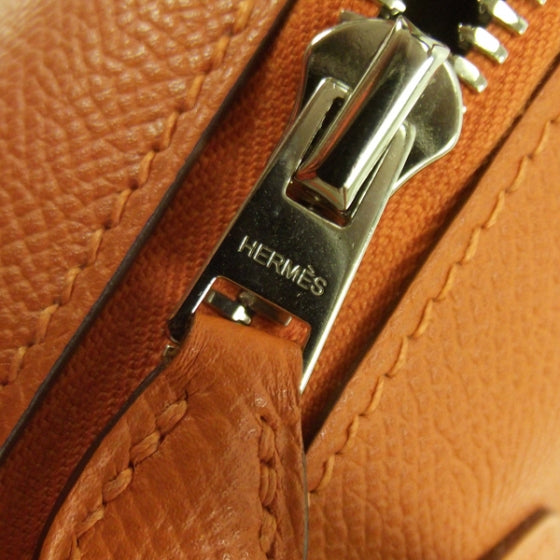 Hermes Veau Epsom Paris Bombay Orange 10 of 10