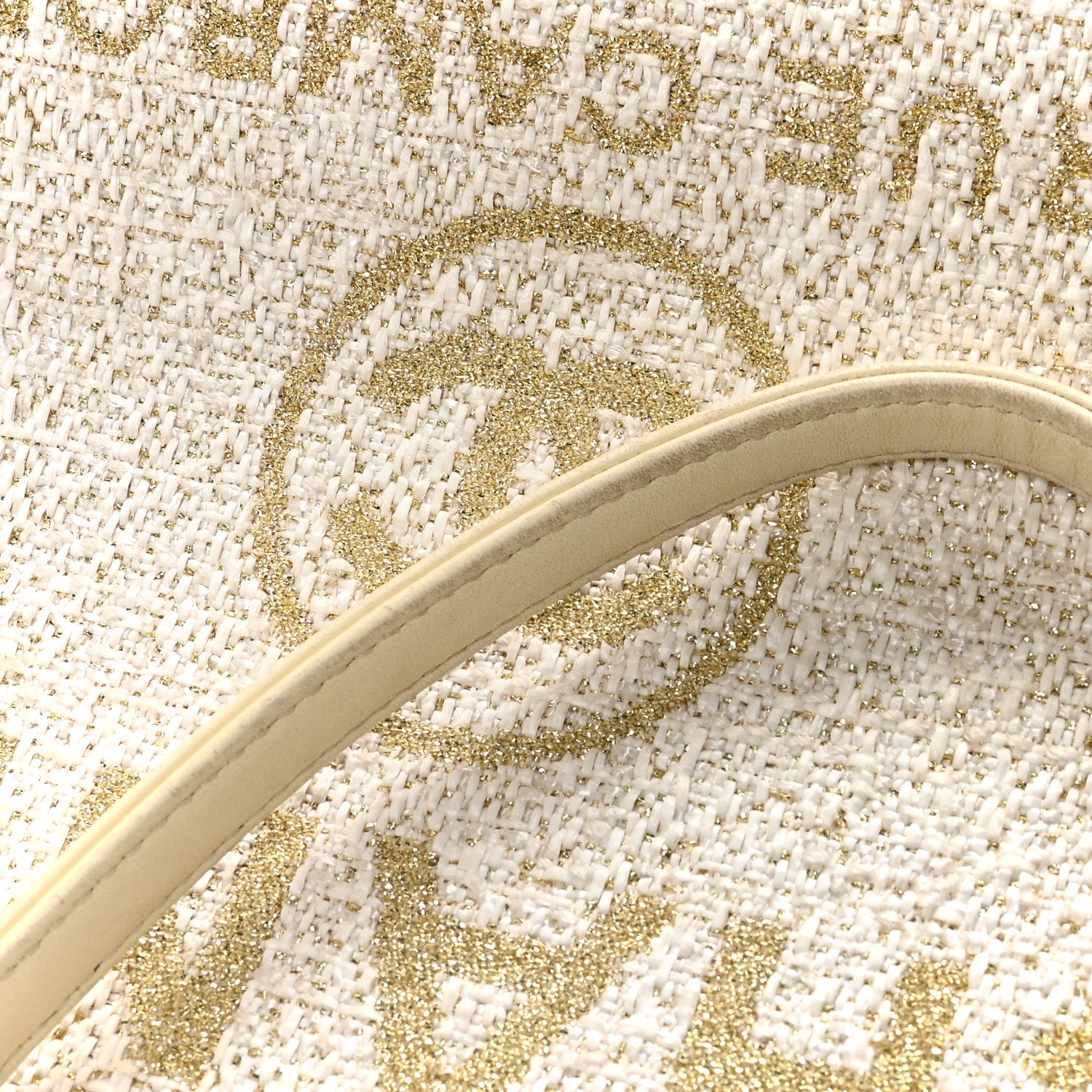 Chanel Lurex Boucle Small Deauville Tote Ivory 16 of 16