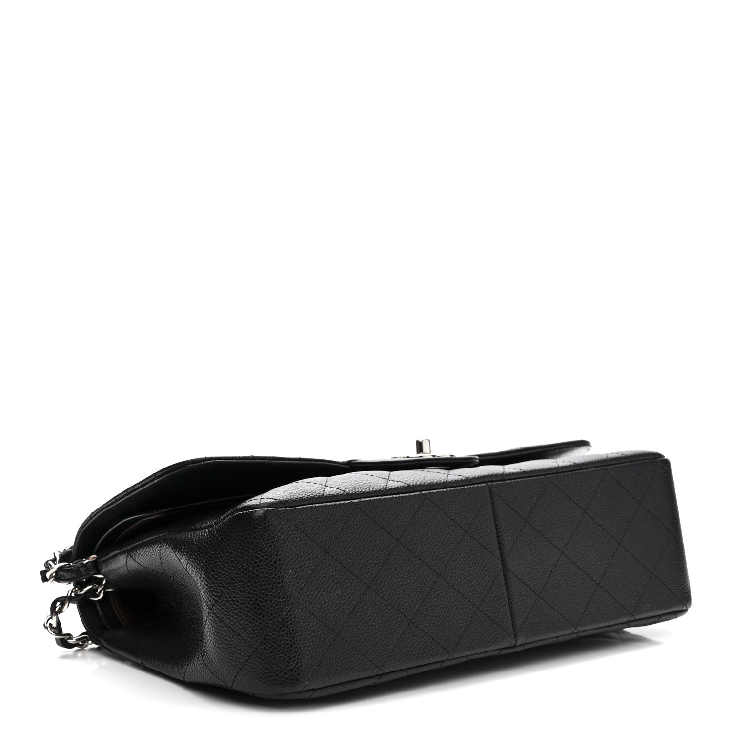 Chanel Caviar Quilted Jumbo Double Flap Black 4 of 10