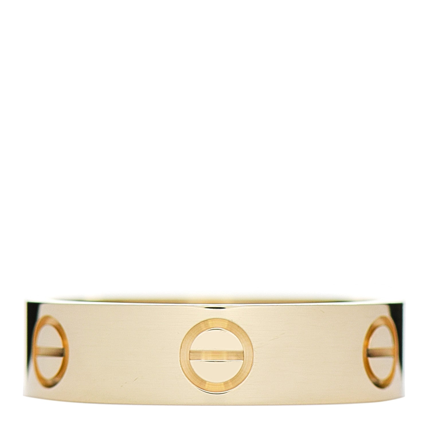 Cartier 18K Yellow Gold 5.5mm LOVE Ring 58 8.5 1 of 5