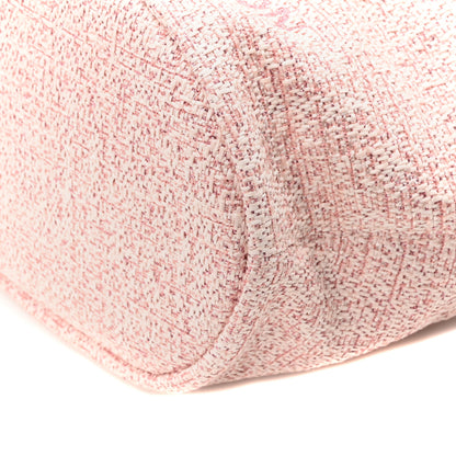 Chanel Lurex Boucle Deauville Drawstring Bucket Bag Pink 10 of 10