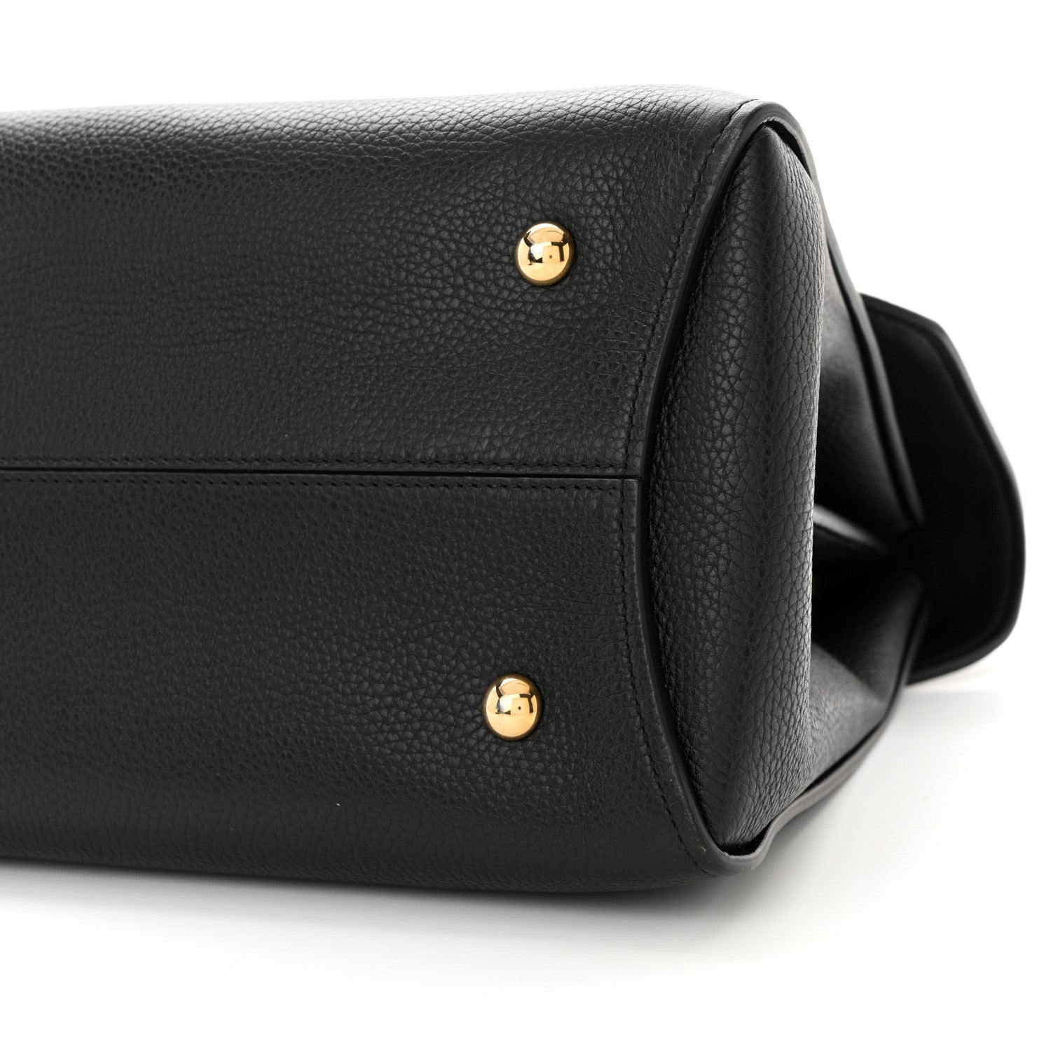 Salvatore Ferragamo Calfskin Medium Margot Top Handle Satchel Black 9 of 11