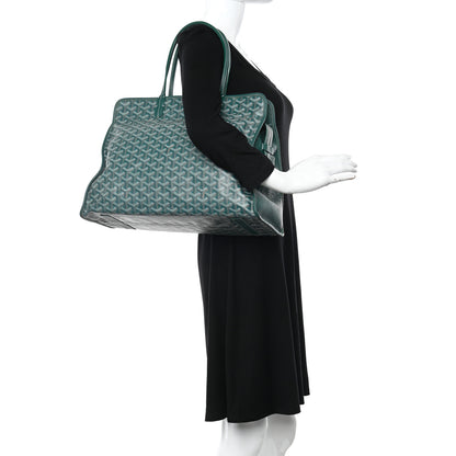 Goyard Goyardine Sac Hardy Pet Carrier PM Green 2 of 11