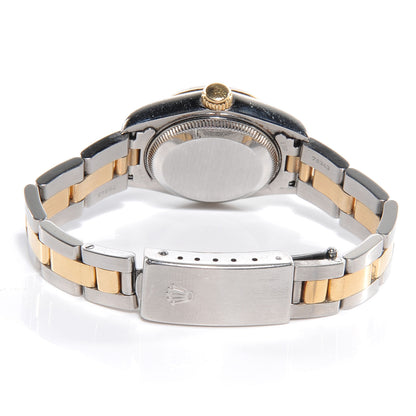 Rolex Stainless Steel 18K Yellow Gold 26mm Oyster Perpetual Datejust Watch White Roman 79173 3 of 7