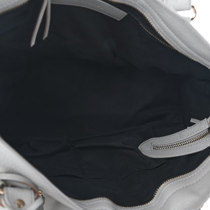 Balenciaga Agneau Gold Metallic Edge Hardware City Gris Glace 5 of 9