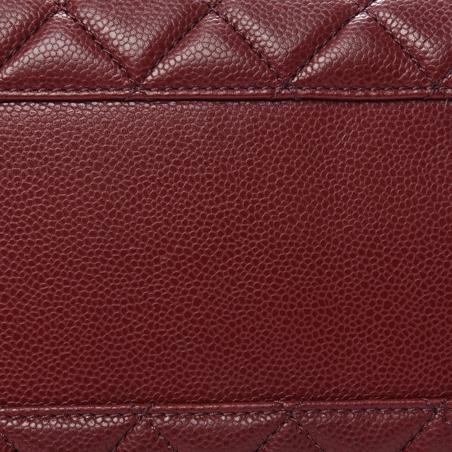 Caviar Quilted City Shopping Tote Red