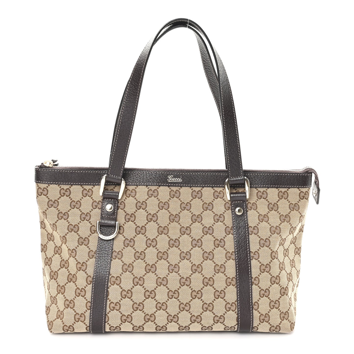 Monogram Medium Abbey Tote Brown