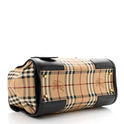 Burberry Haymarket Check Small Gladstone Chocolate 4 of 11