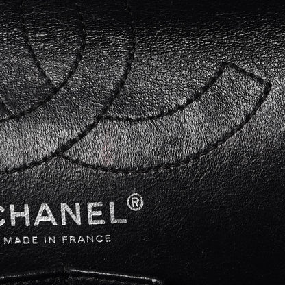 Chanel Metallic Aged Calfskin 2.55 Reissue 226 Flap So Black 9 of 10