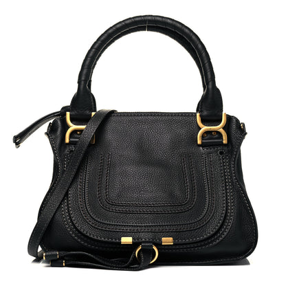 Chloe Calfskin Small Marcie Satchel Black 1 of 9