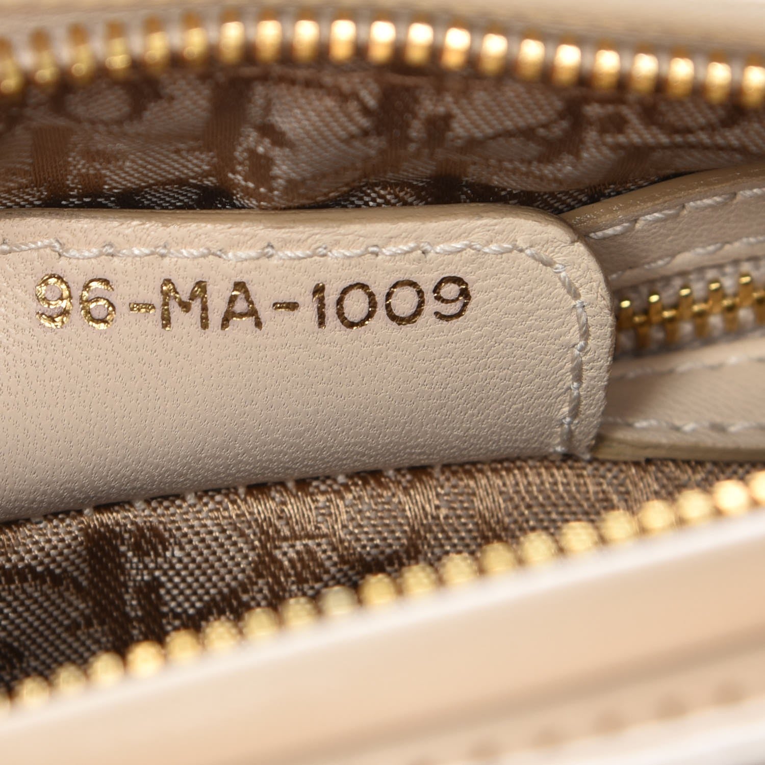 Christian Dior Lambskin Cannage Medium Lady Dior Light Beige 7 of 10