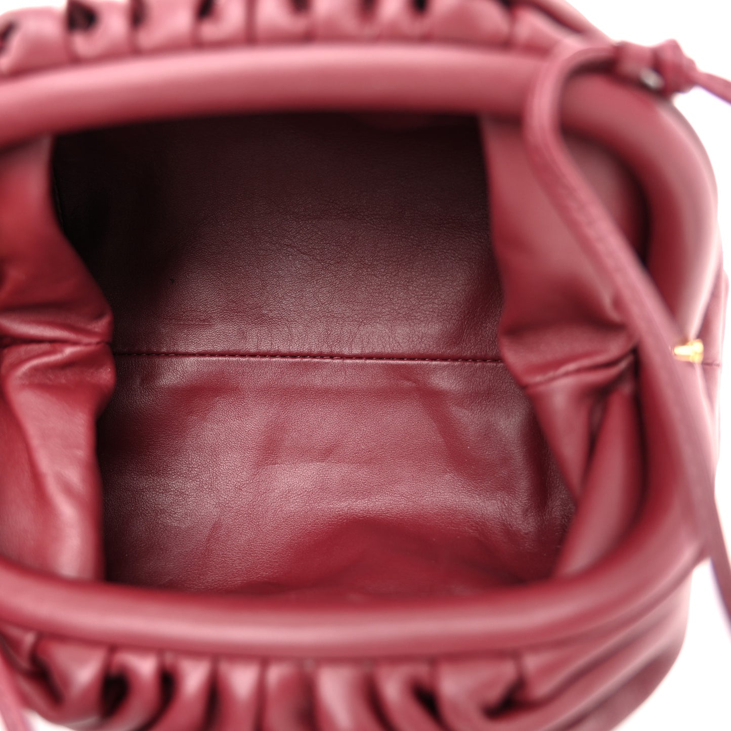 Butter Calfskin The Mini Pouch Bordeaux