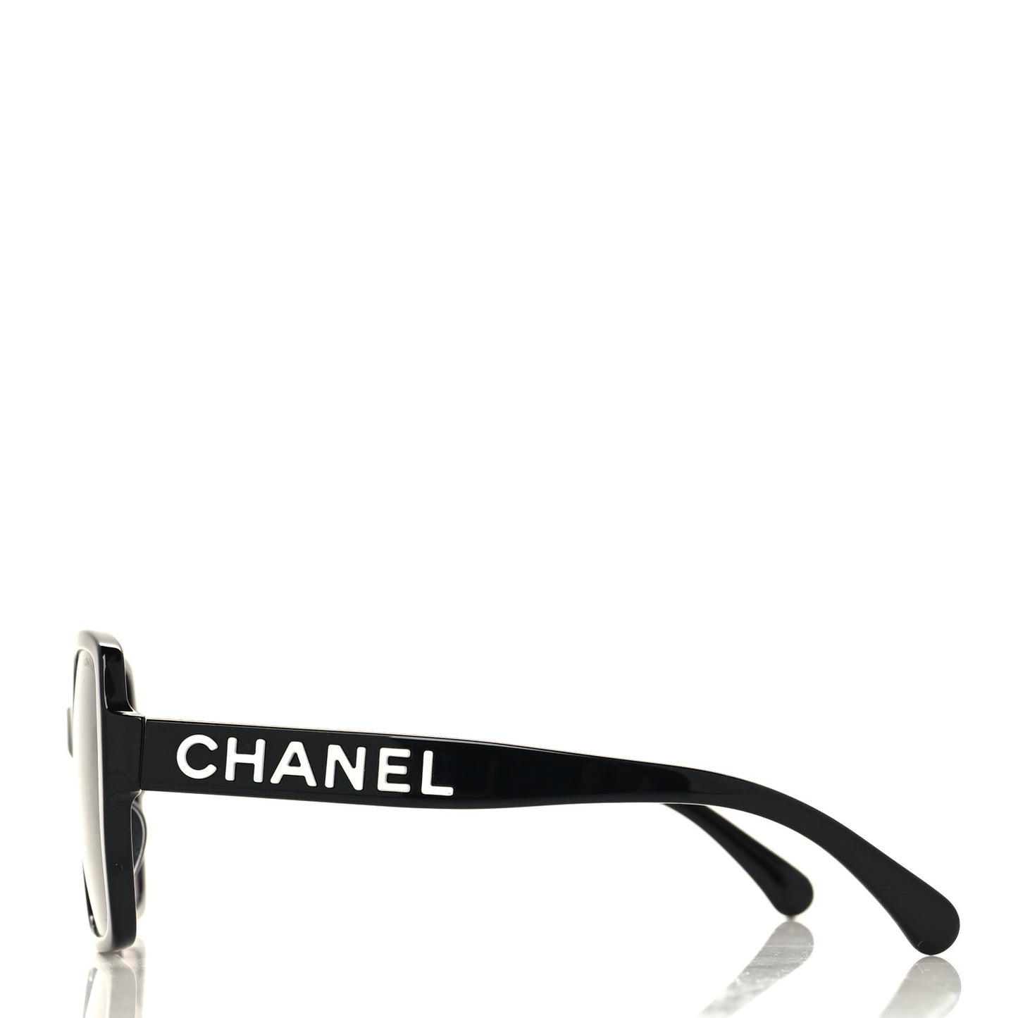 Acetate Polarized Square Sunglasses 5408-A Black