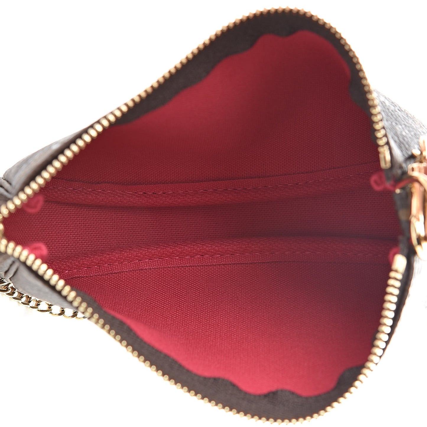 Monogram 2019 Christmas Animation Mini Courchevel Pochette Accessories Fuchsia