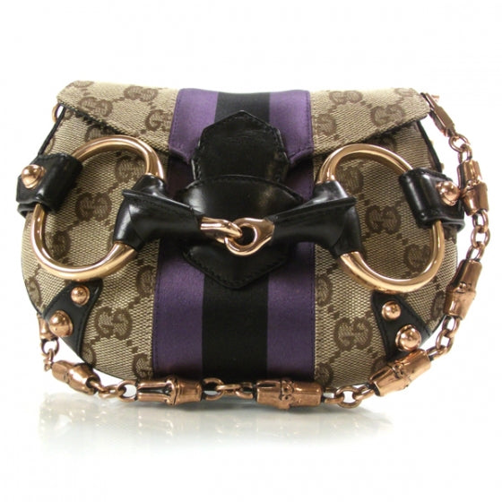 Monogram Small Horsebit Flap Bag