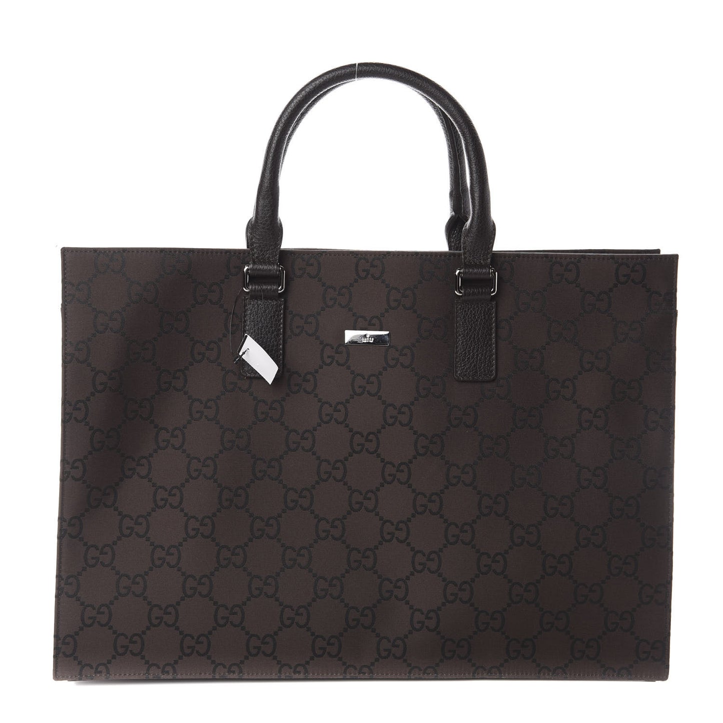 Nylon Monogram Executive Bag Dark Brown