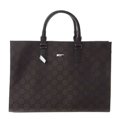 Gucci Nylon Monogram Executive Bag Dark Brown 1 of 8