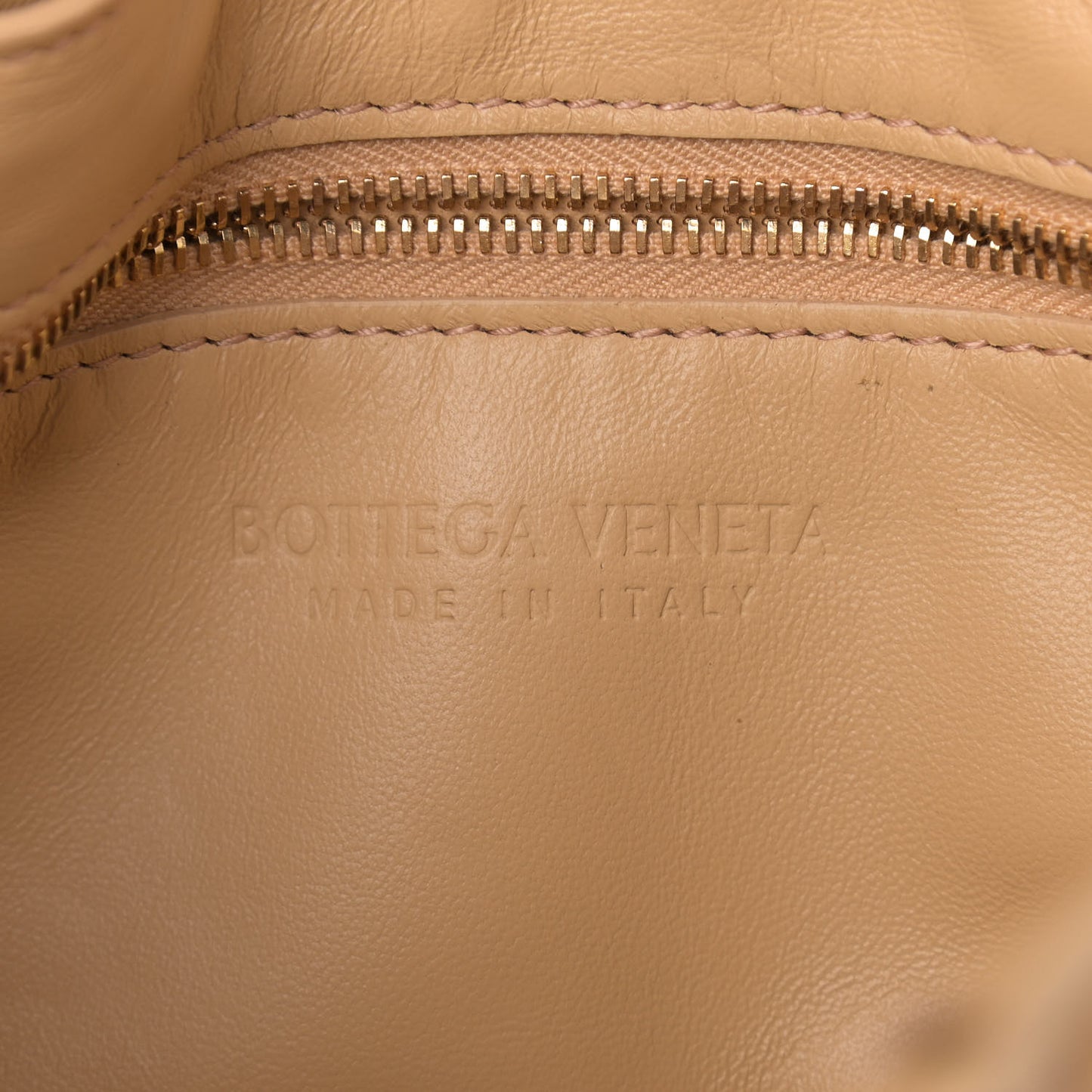 Lambskin Maxi Intreccio Padded Chain Cassette Crossbody Bag Almond