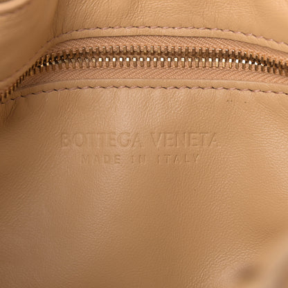 Bottega Veneta Lambskin Maxi Intreccio Padded Chain Cassette Crossbody Bag Almond 6 of 10