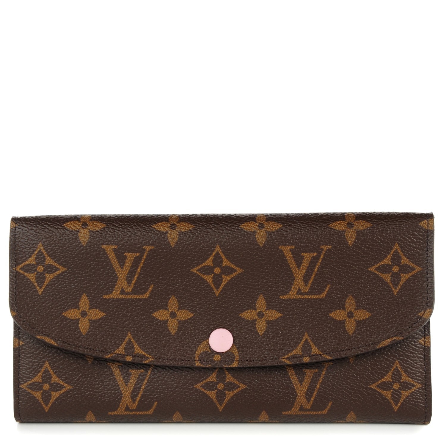 Louis Vuitton Monogram Emilie Wallet Rose Ballerine 1 of 7