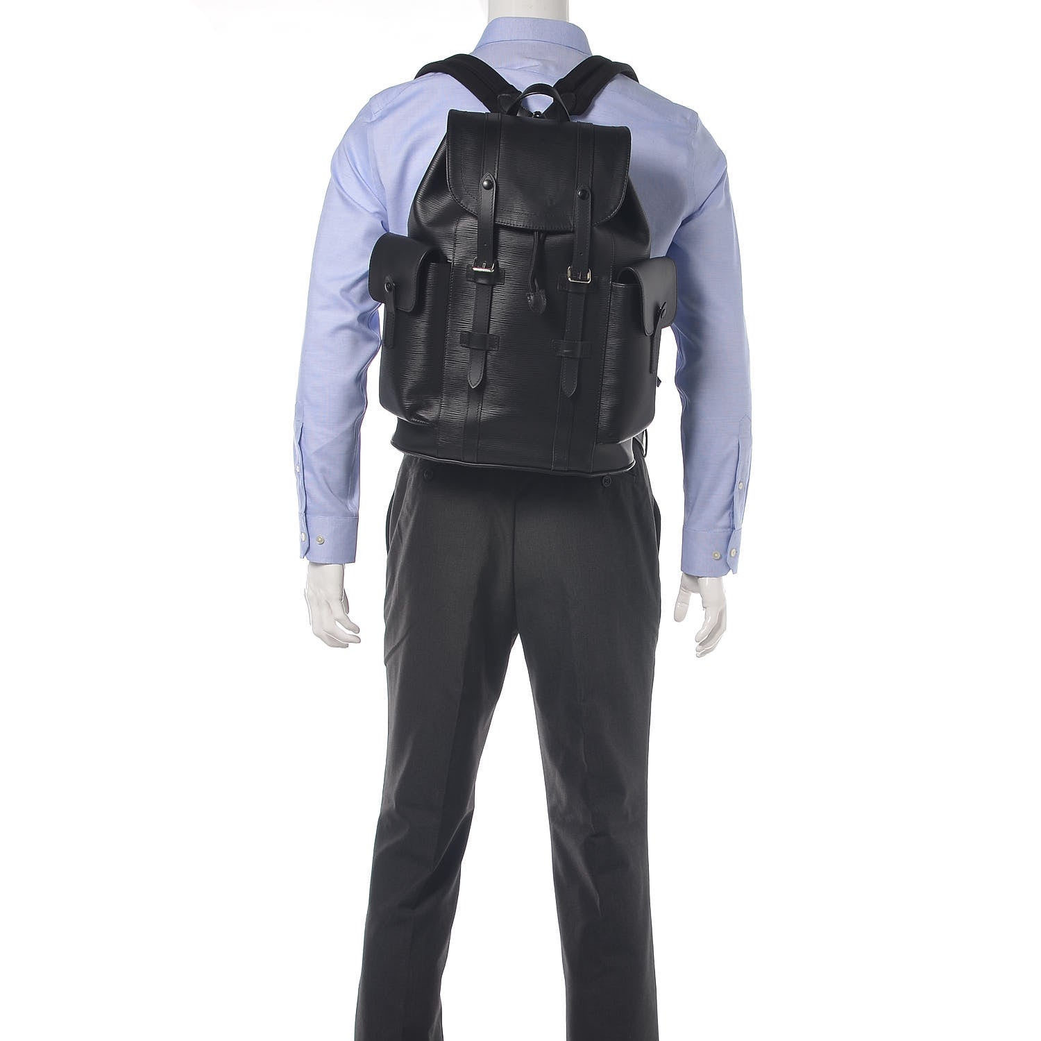 Louis Vuitton Epi Christopher Backpack PM Black 2 of 19
