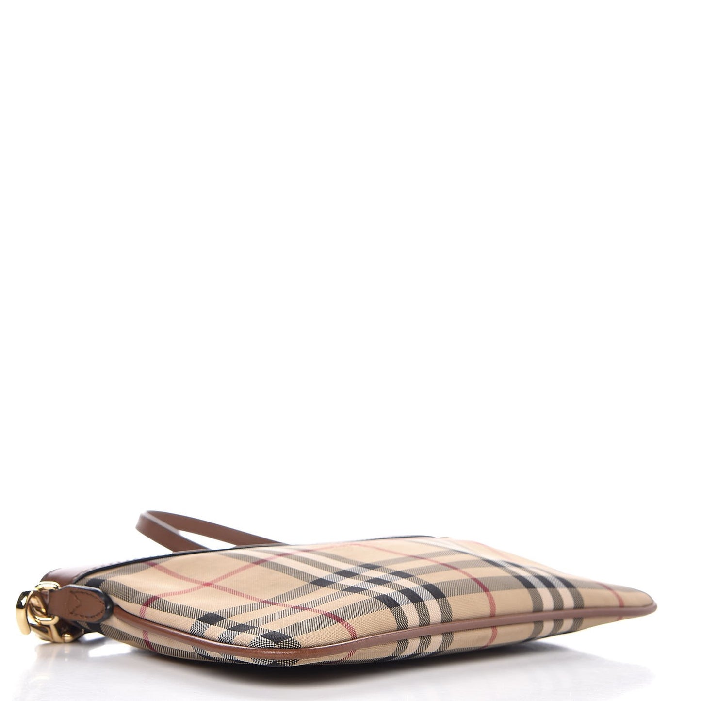 Horseferry Check Peyton Crossbody Clutch Bag Brown
