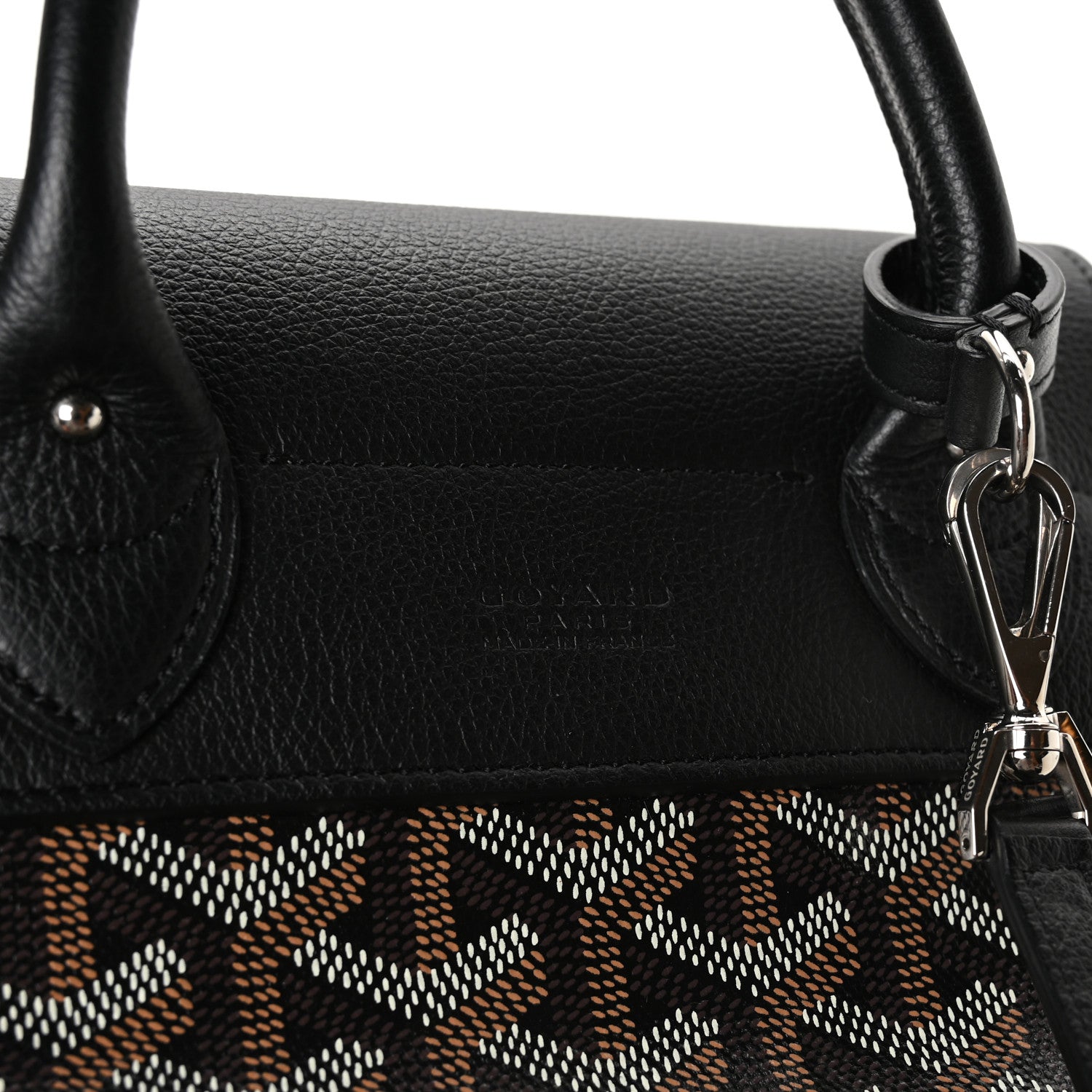 Goyard Goyardine Calfskin Mini Alpin Backpack Black 6 of 9