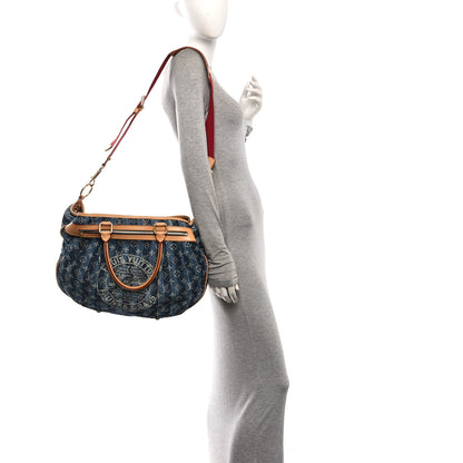 Louis Vuitton Denim Raye Cabas GM 2 of 9