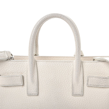 Saint Laurent Calfskin Nano Sac de Jour Dove White 12 of 19