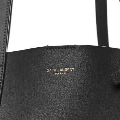 Saint Laurent Calfskin Large Shopping Tote Storm 6 of 9