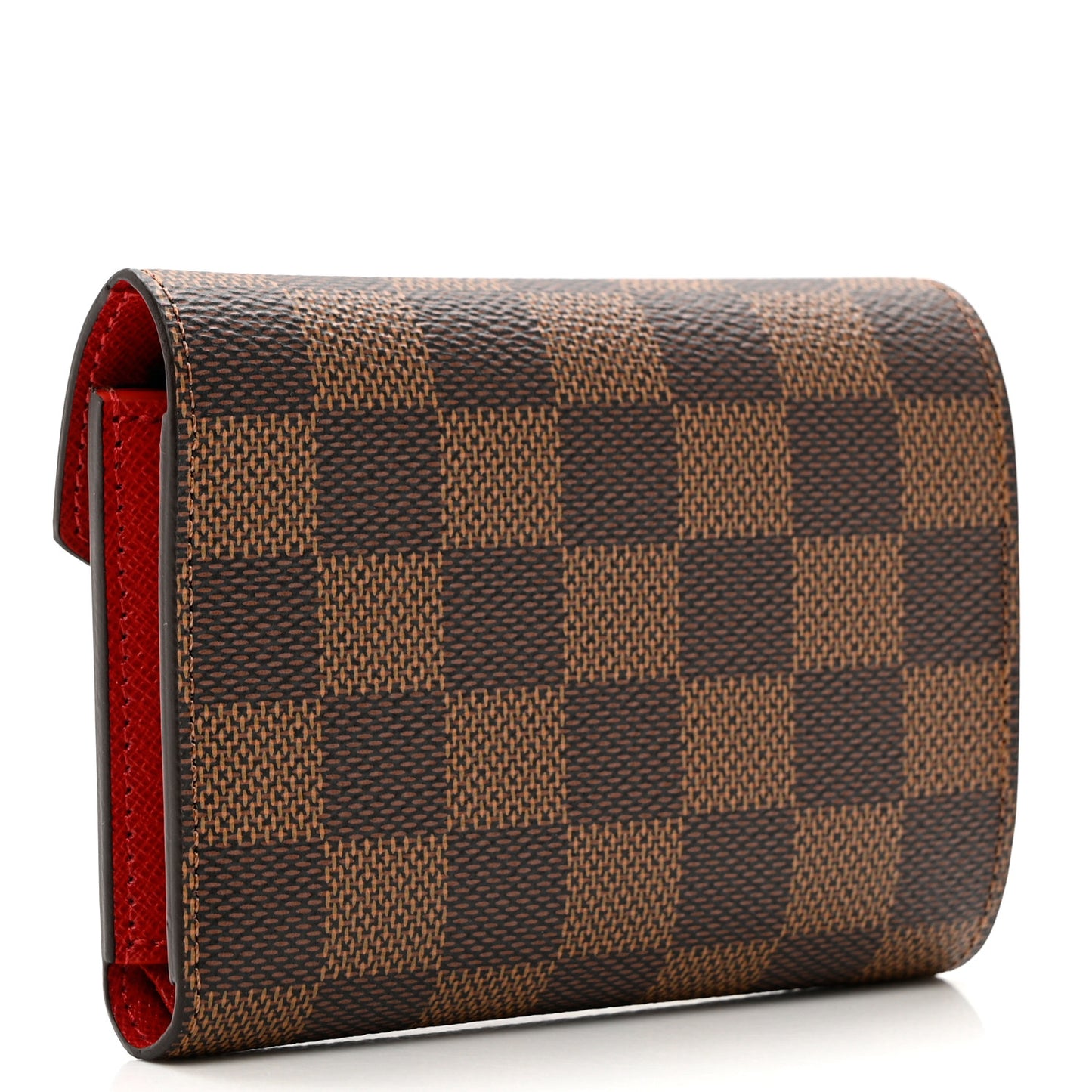 Damier Ebene Victorine Wallet Cherry