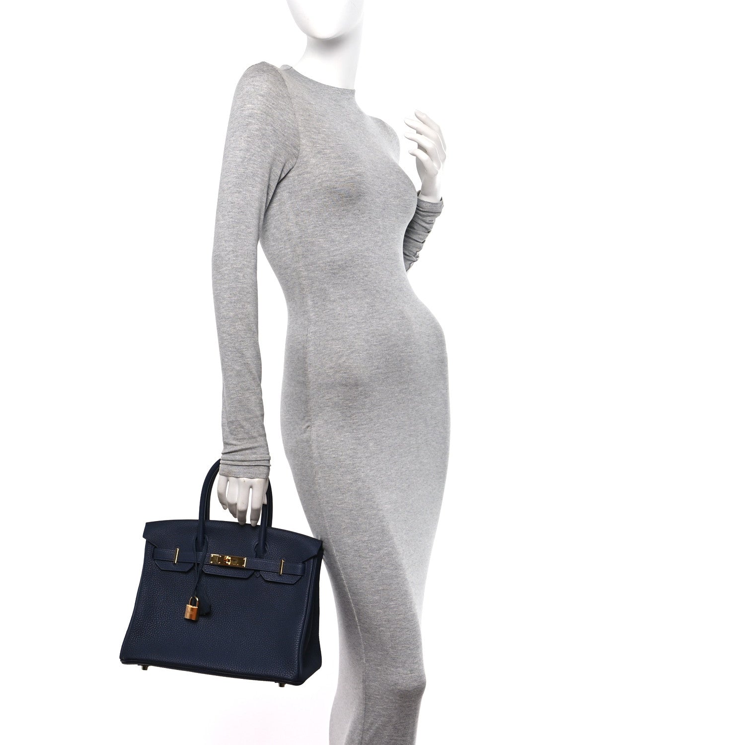 Hermes Togo Birkin 30 Bleu Nuit 2 of 11