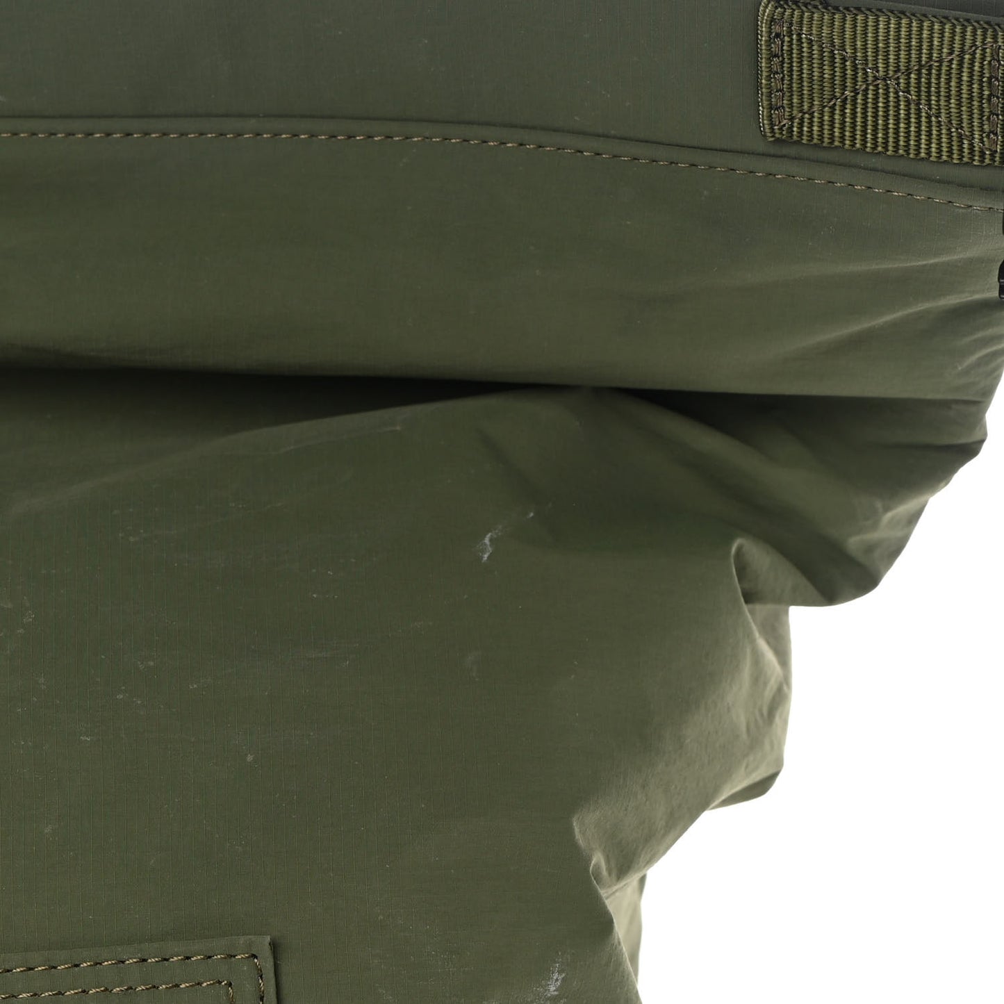 Recycled Nylon Eye/LOEWE/Nature Roll Top Backpack Khaki Green