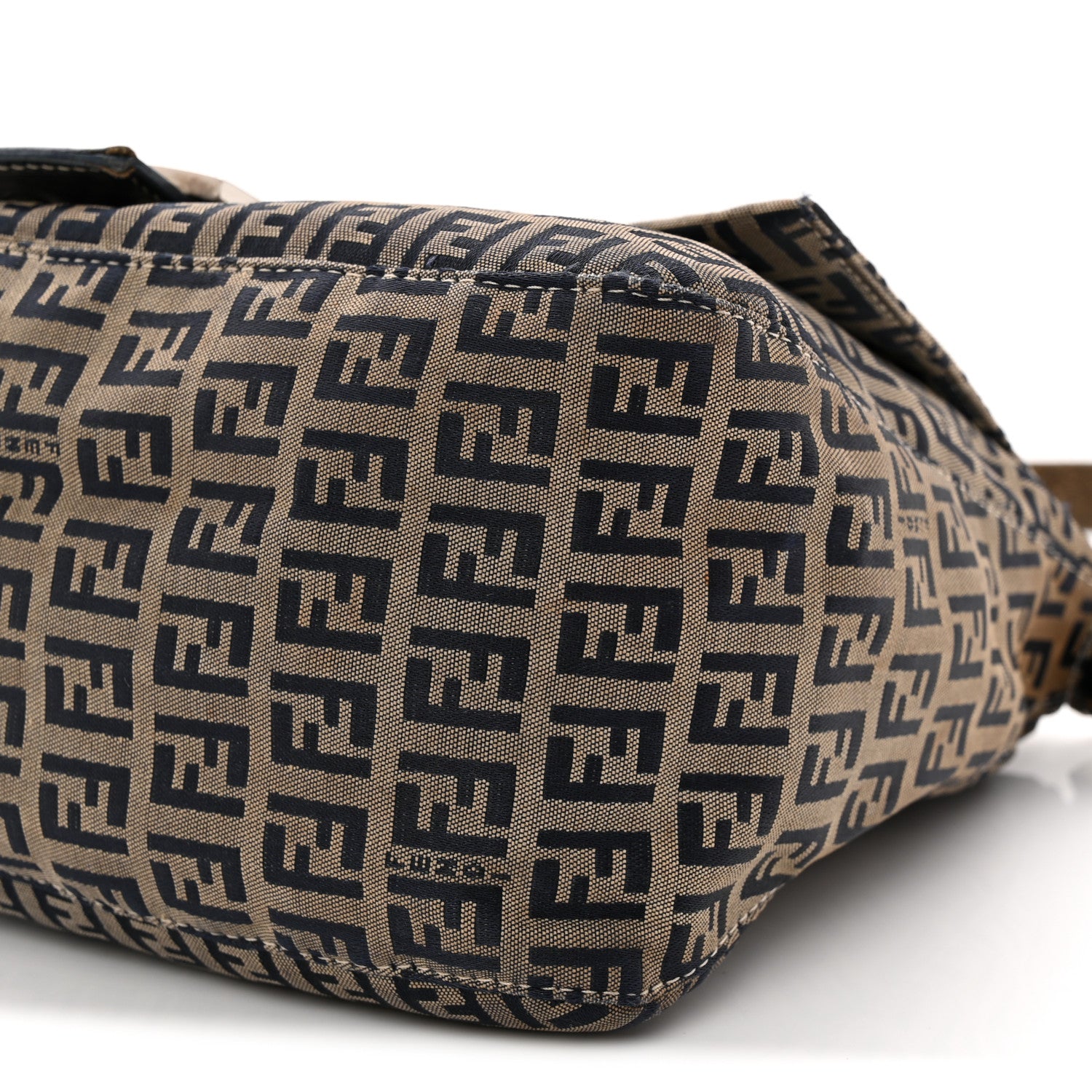 Fendi Zucchino Mama Baguette Navy 9 of 12