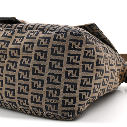 Fendi Zucchino Mama Baguette Navy 9 of 12