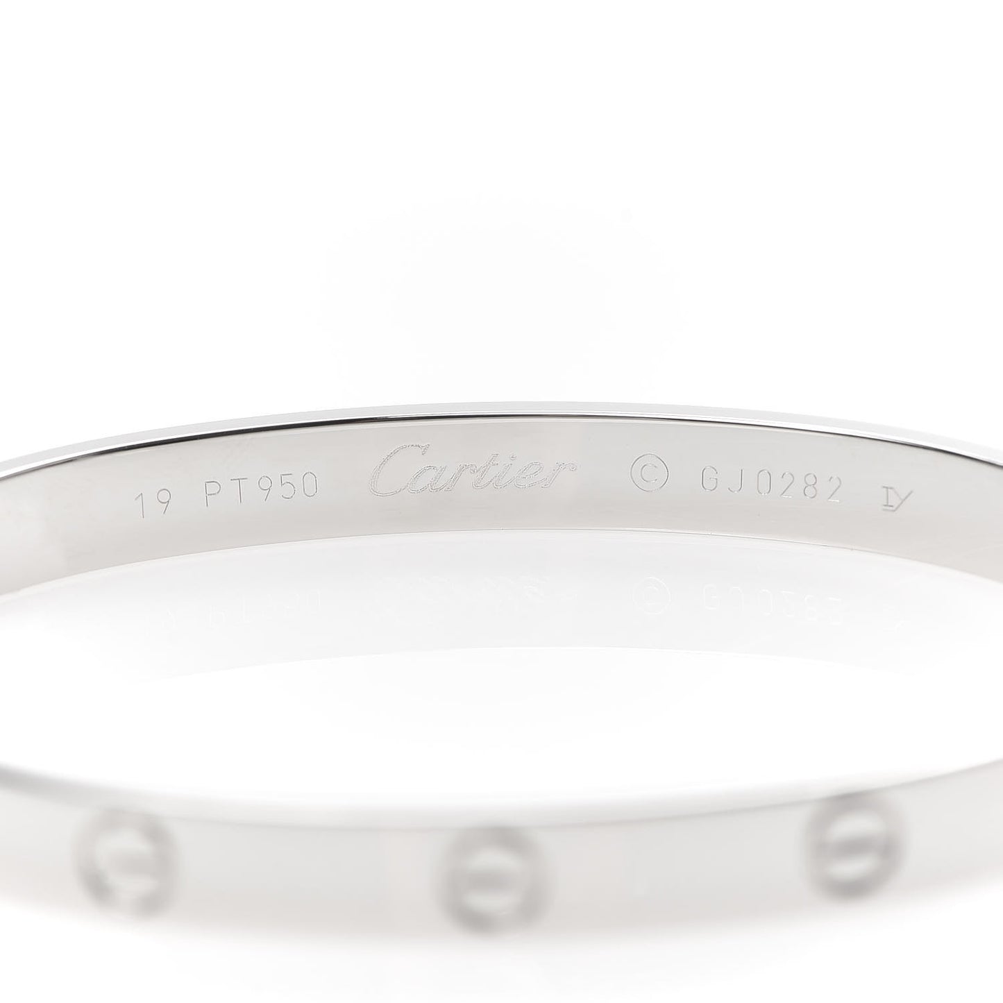 Platinum LOVE Bracelet 19