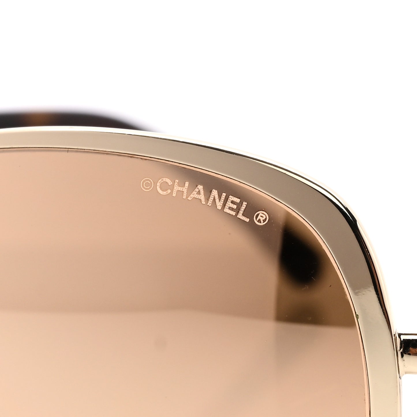 Metal Mirrored Pilot Summer Sunglasses 4223 Gold