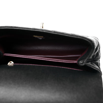 Chanel Caviar Quilted Mini Coco Handle Flap Black 5 of 10