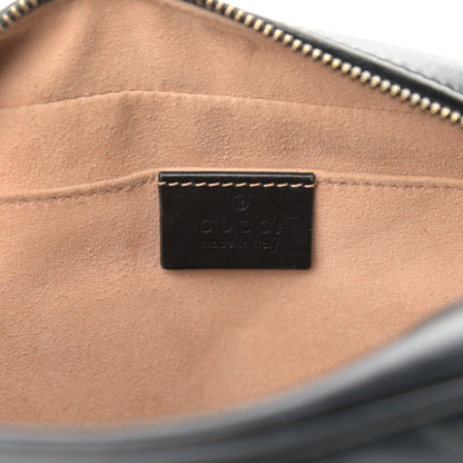 Gucci Calfskin Matelasse Small GG Marmont Chain Shoulder Bag Black 6 of 16