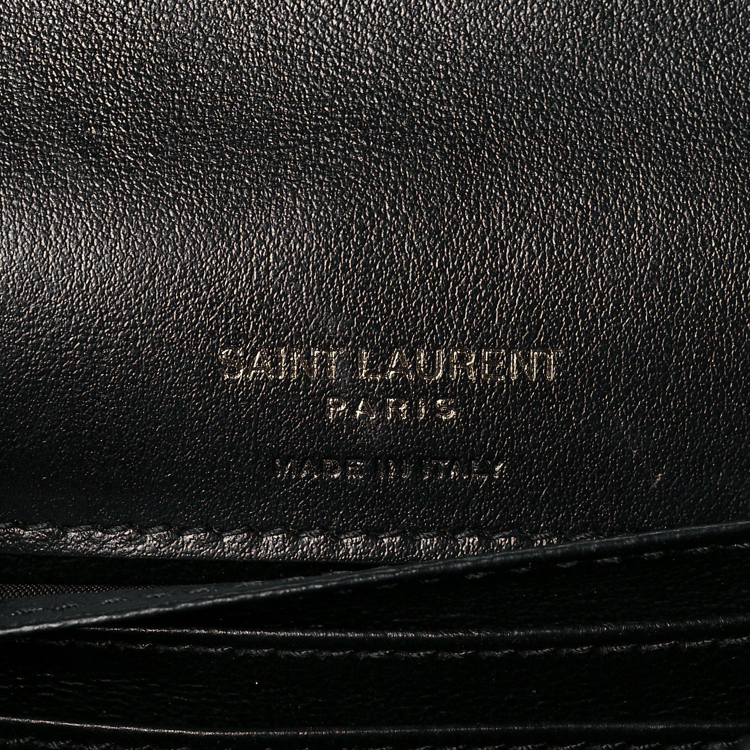 Saint Laurent Smooth Calfskin Monogram Kate Belt Bag Black 5 of 8