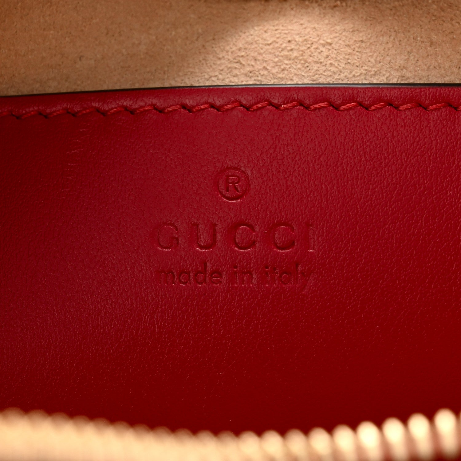 Gucci Calfskin Matelasse Diagonal Mini Interlocking G Heart Shoulder Bag Hibiscus Red 6 of 11