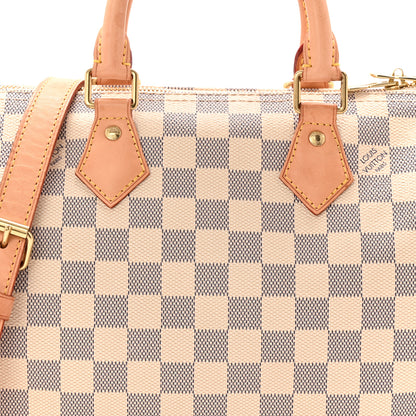 Louis Vuitton Damier Azur Speedy Bandouliere 25 8 of 10